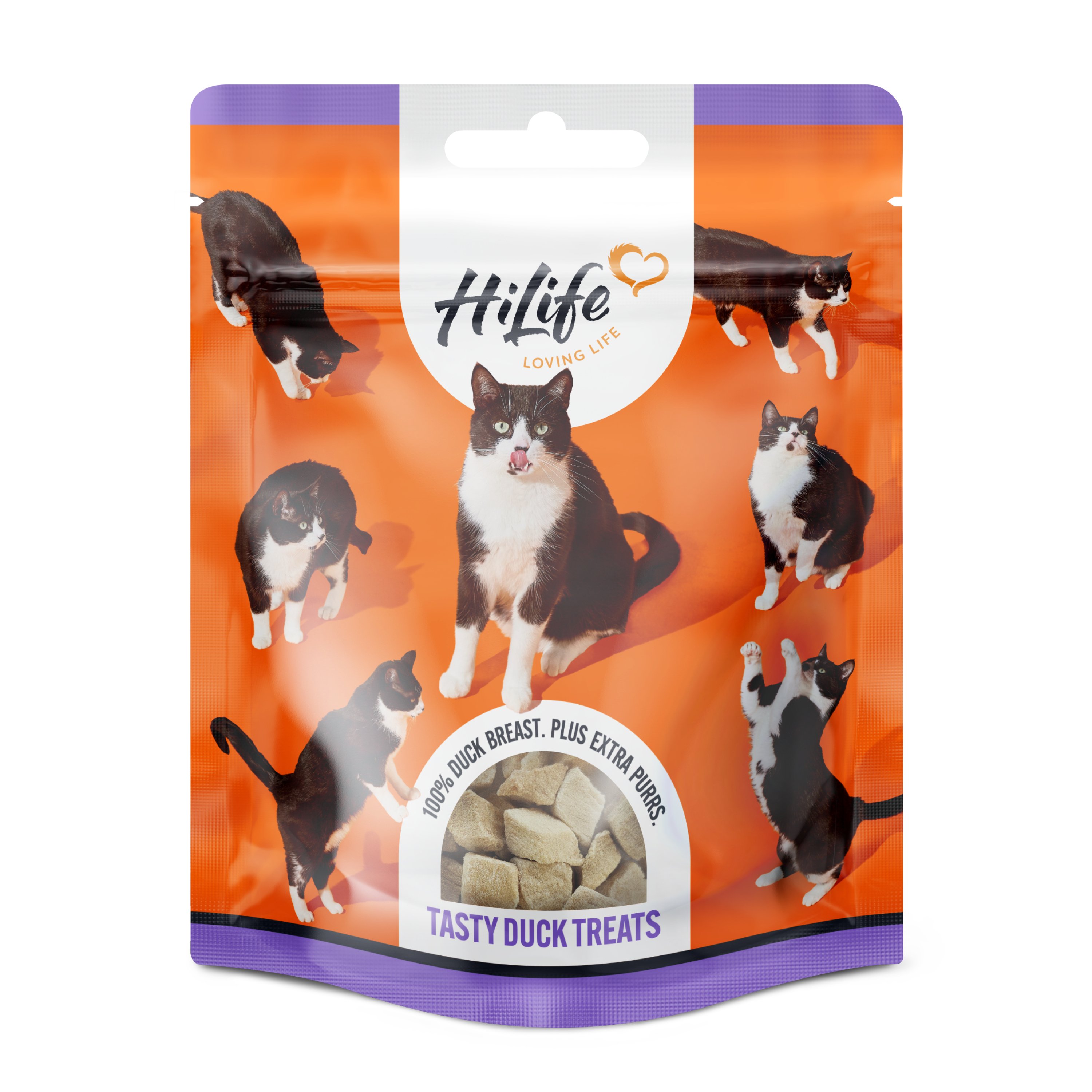 HiLife Cat Tasty Duck Treats 12 x 10g