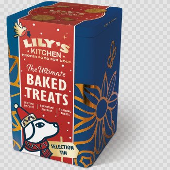 Lilys Kitchen Xmas Festive Meaty Treats Tin 6 x 300g