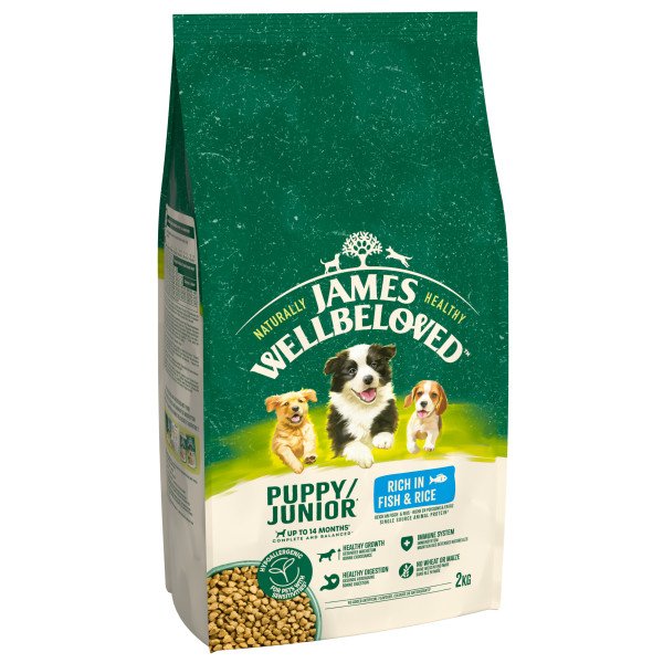 James Wellbeloved Puppy/Junior Fish & Rice 2kg
