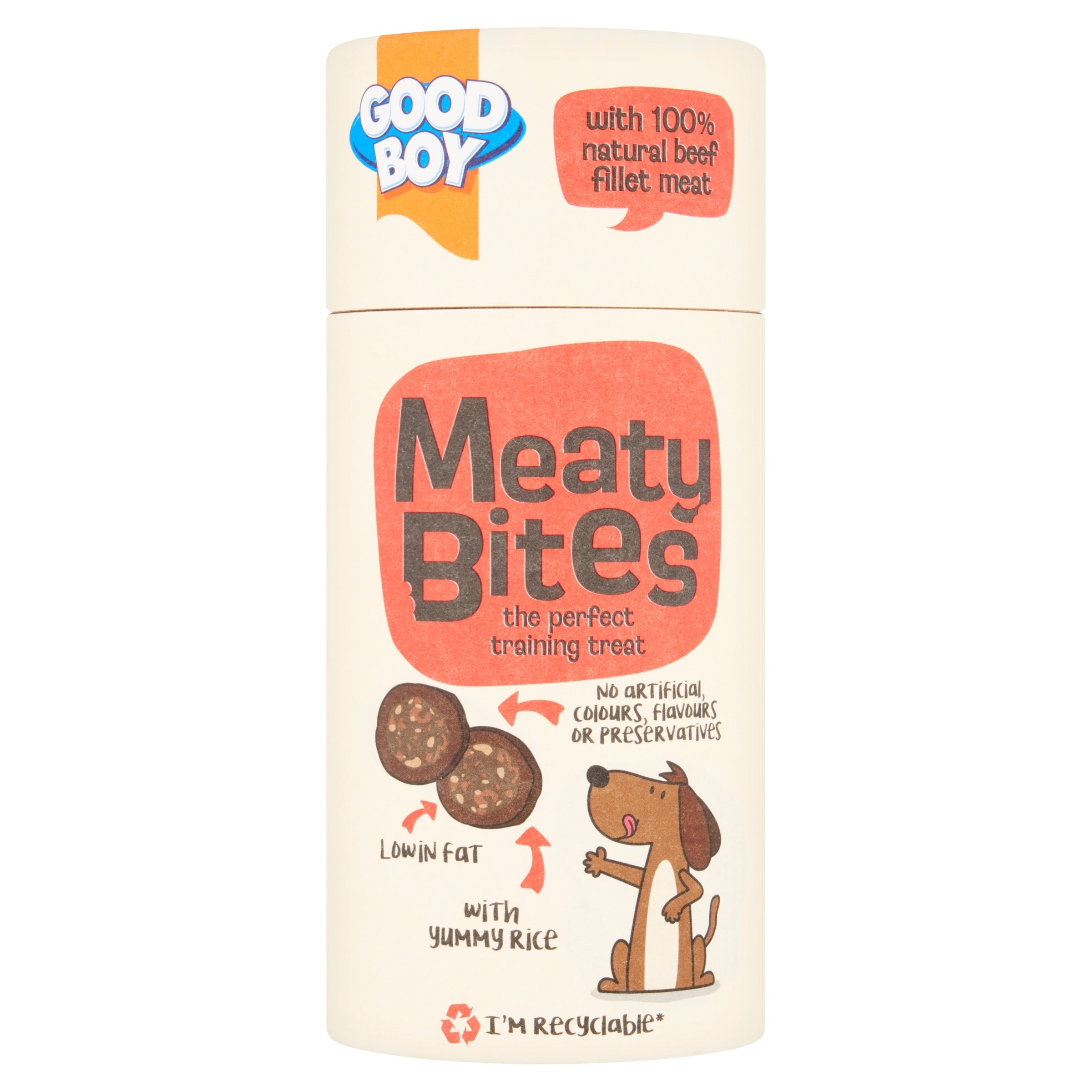 Good Boy Meaty Bites Beef & Rice 6 x 70g