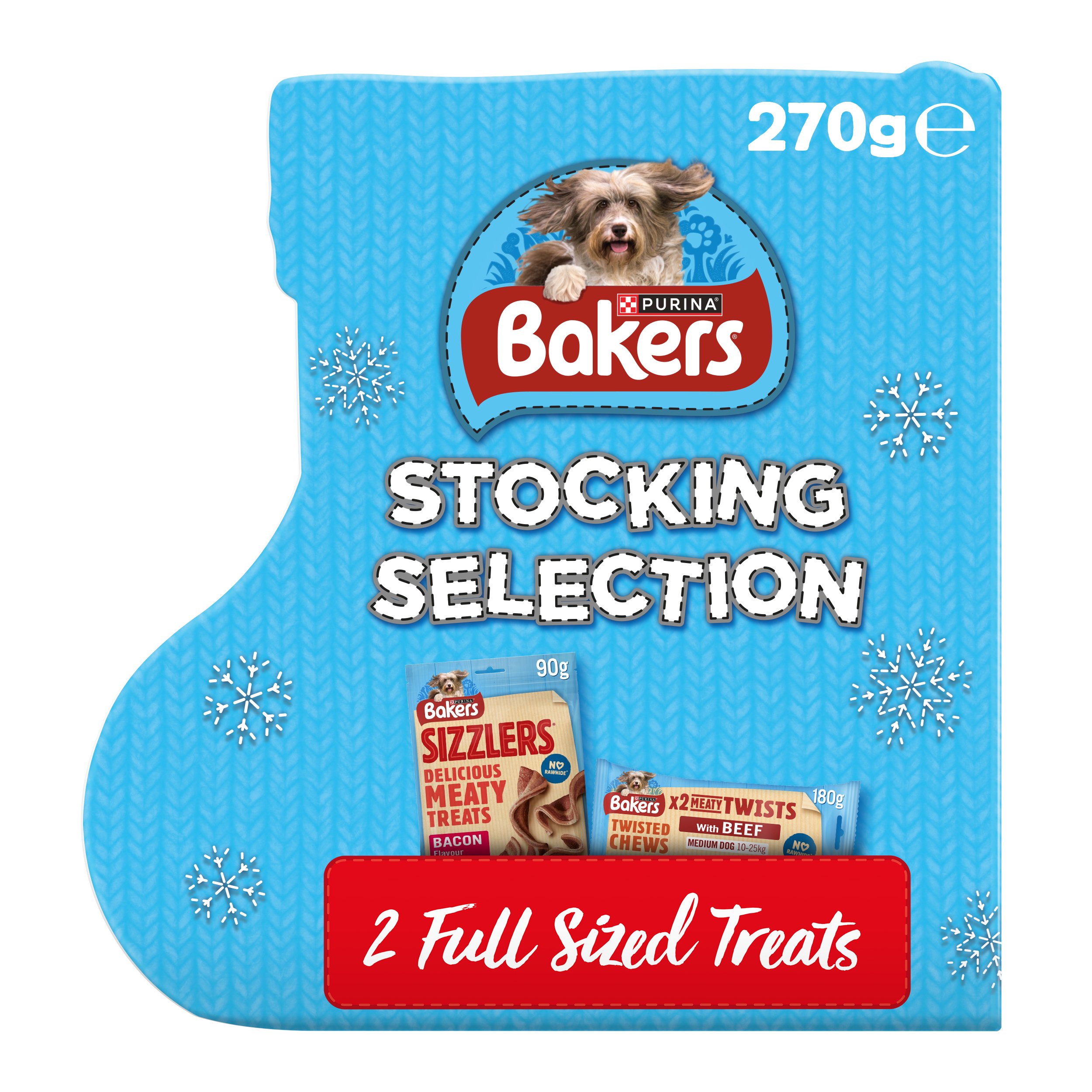 Bakers Xmas Treat Stocking 270g x 5