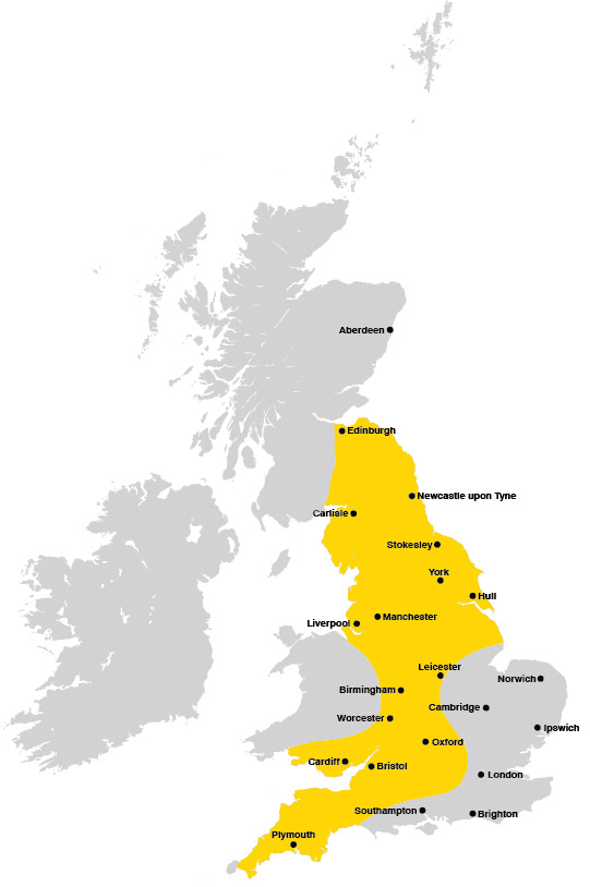 About Us AR Wholesale Delivery Map